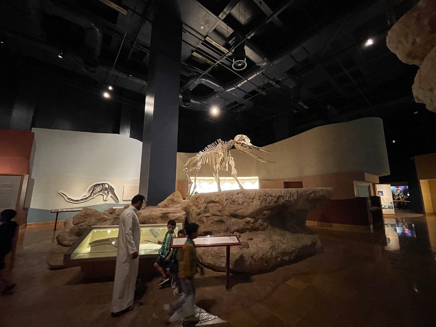 Gallery interior of the National Museum of Saudi Arabia